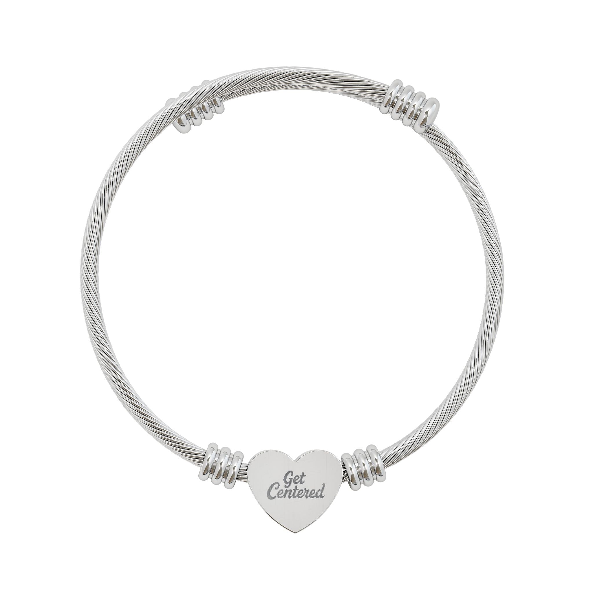 ‘Get Centered’ Heart Intention Bracelet