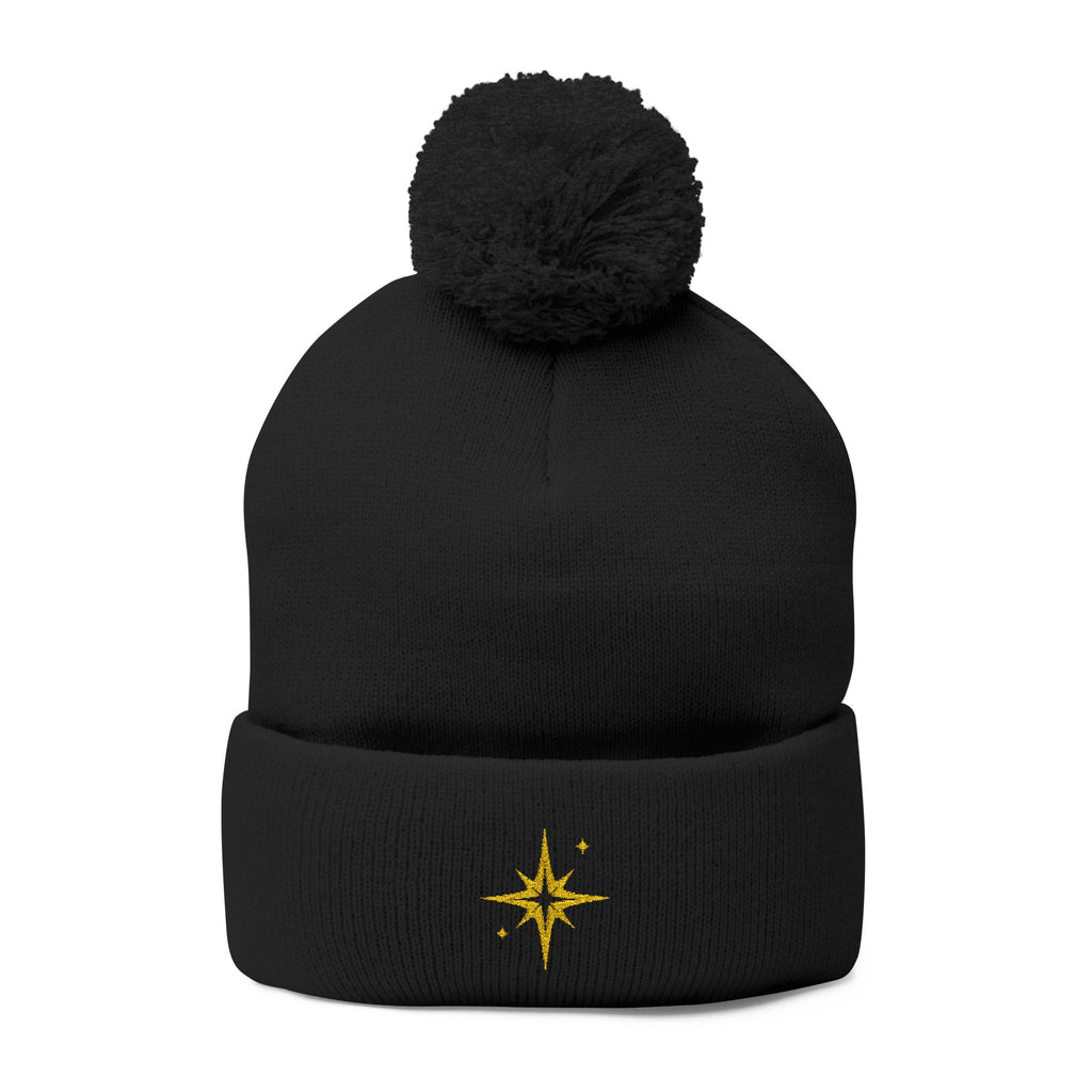 'Get Centered' Pom-Beanie