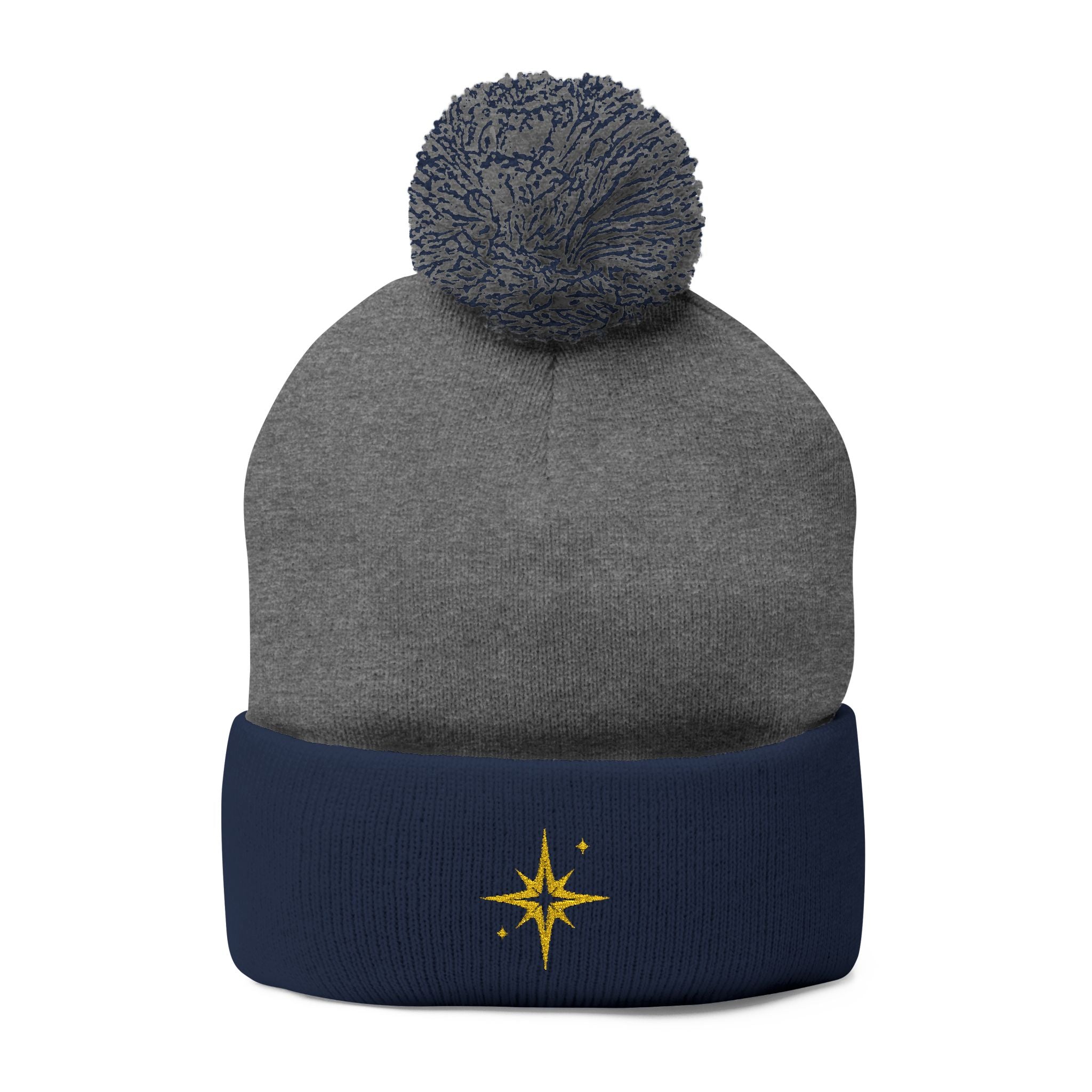 'Get Centered' Pom-Beanie