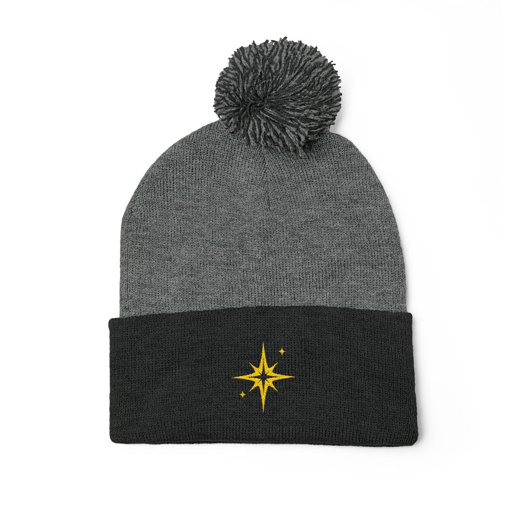 'Get Centered' Pom-Beanie
