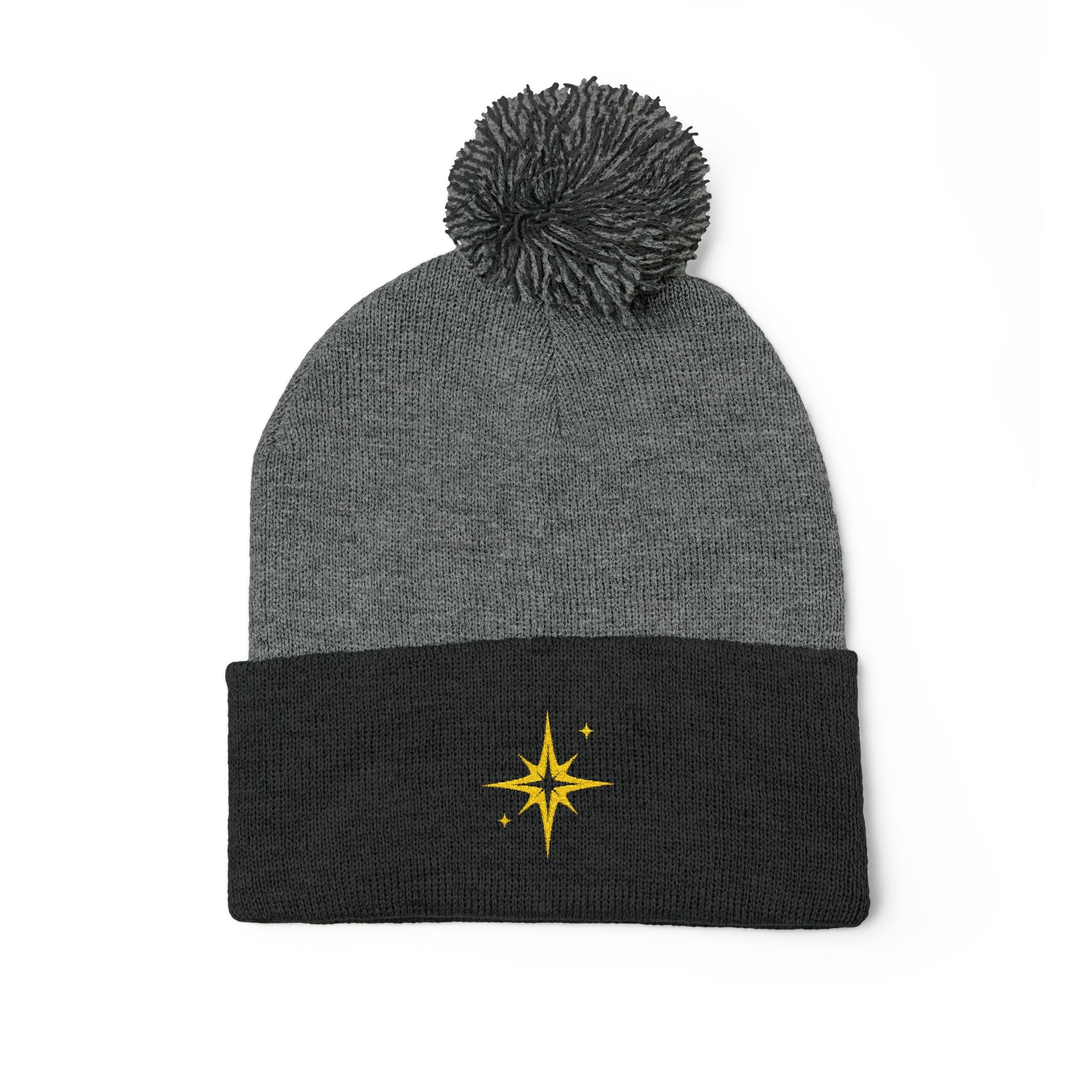 'Get Centered' Pom-Beanie