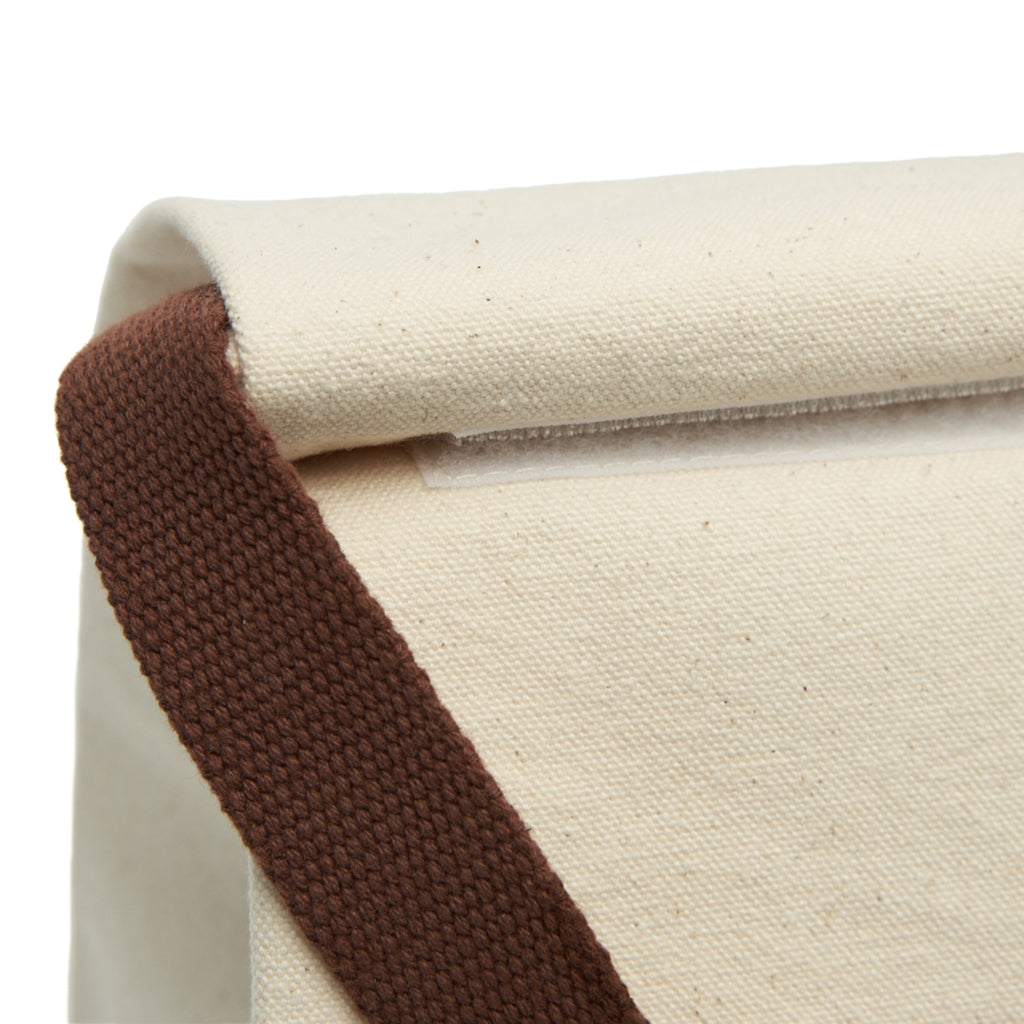 “You’re Not Broken, You’re Rewiring” Canvas Lunch Bag with Strap | Mindful Daily Reminder