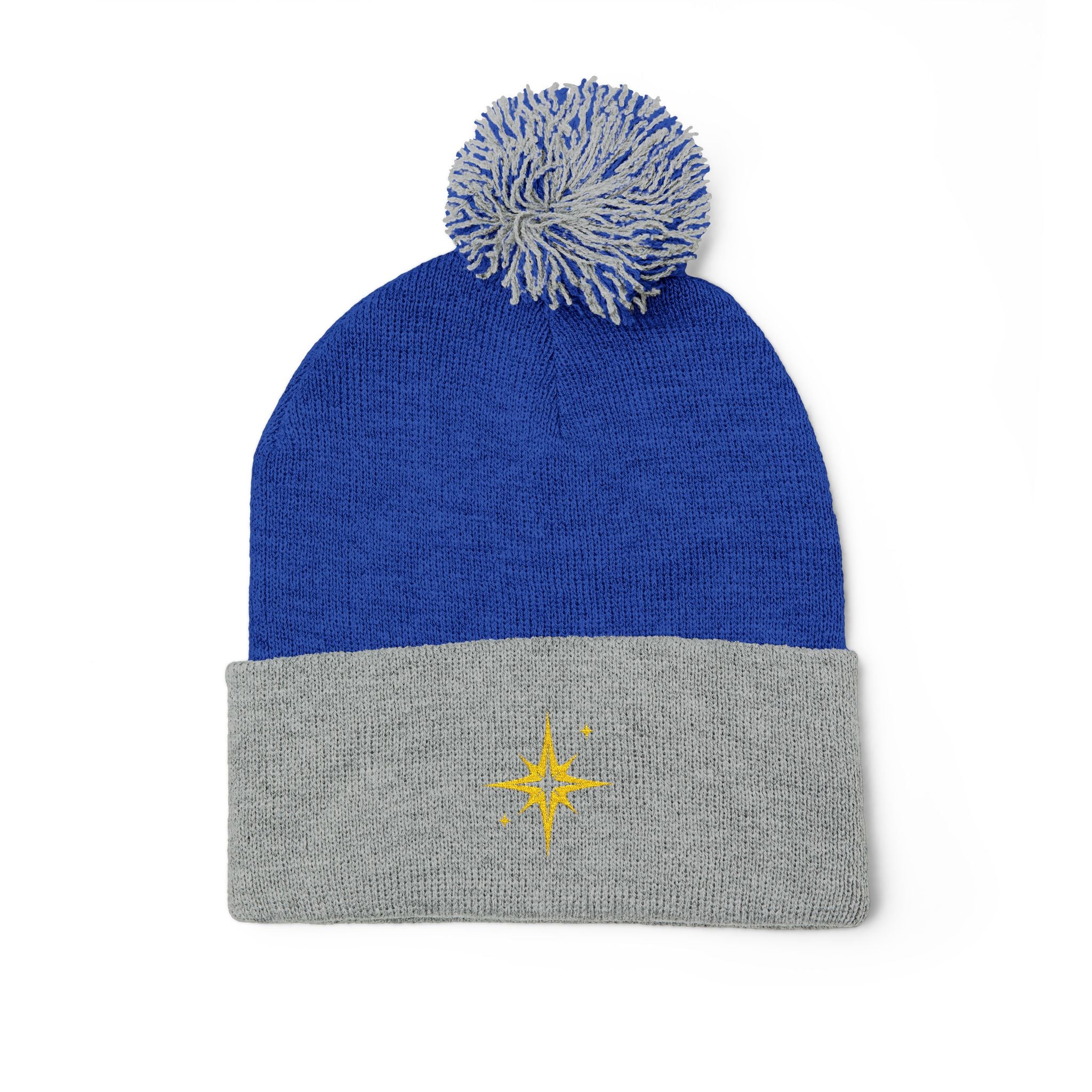 'Get Centered' Pom-Beanie