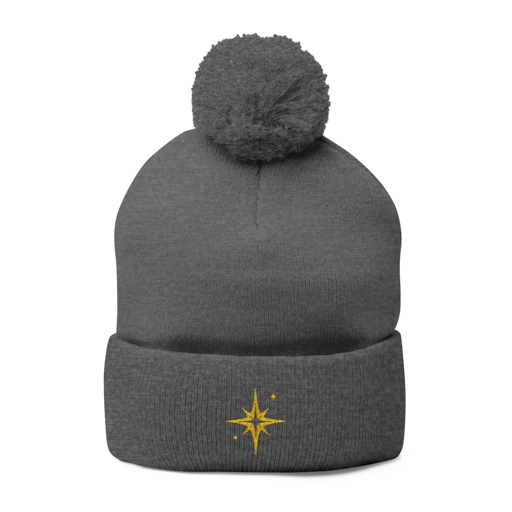 'Get Centered' Pom-Beanie