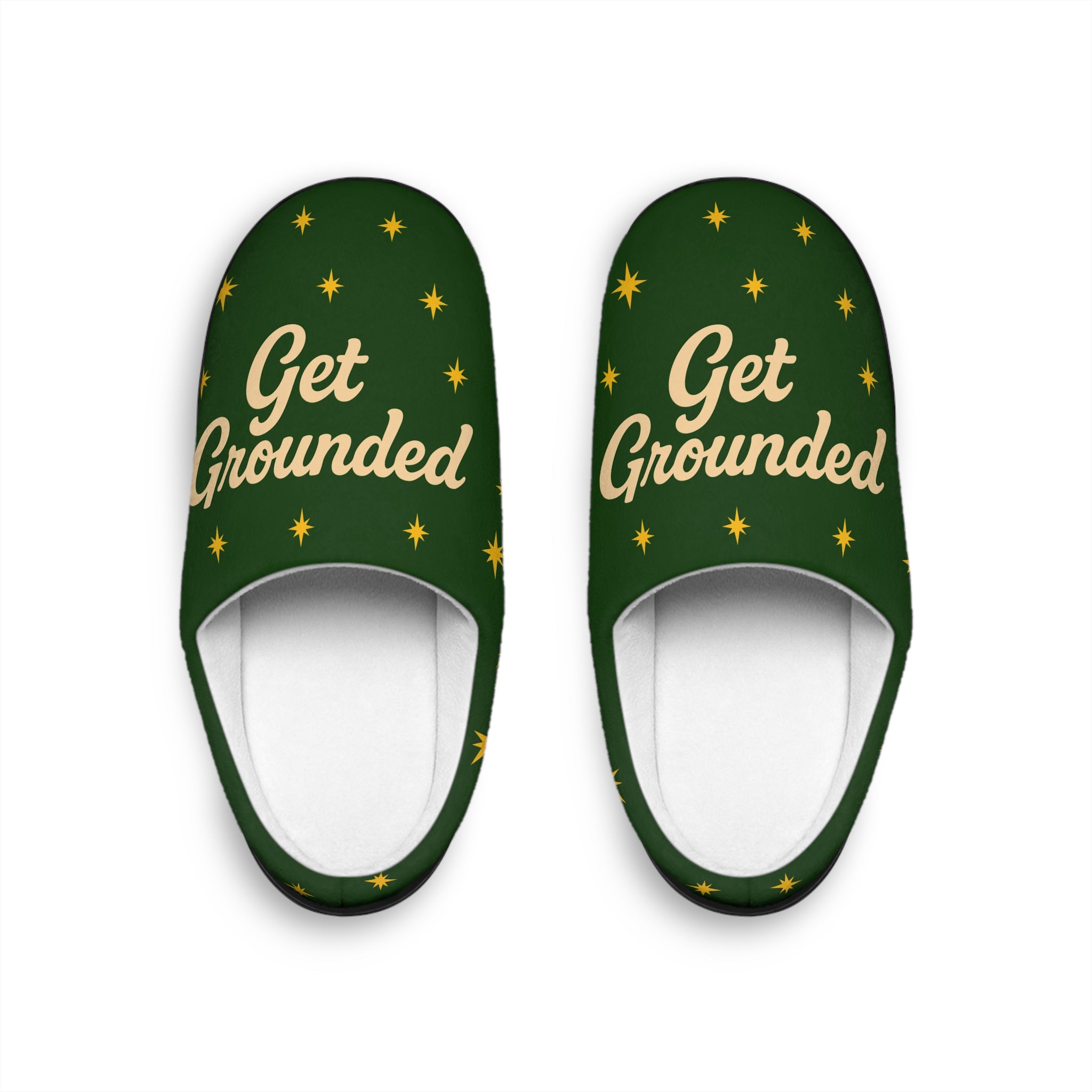 ‘Get Grounded’ Sparkle Intention Slippers