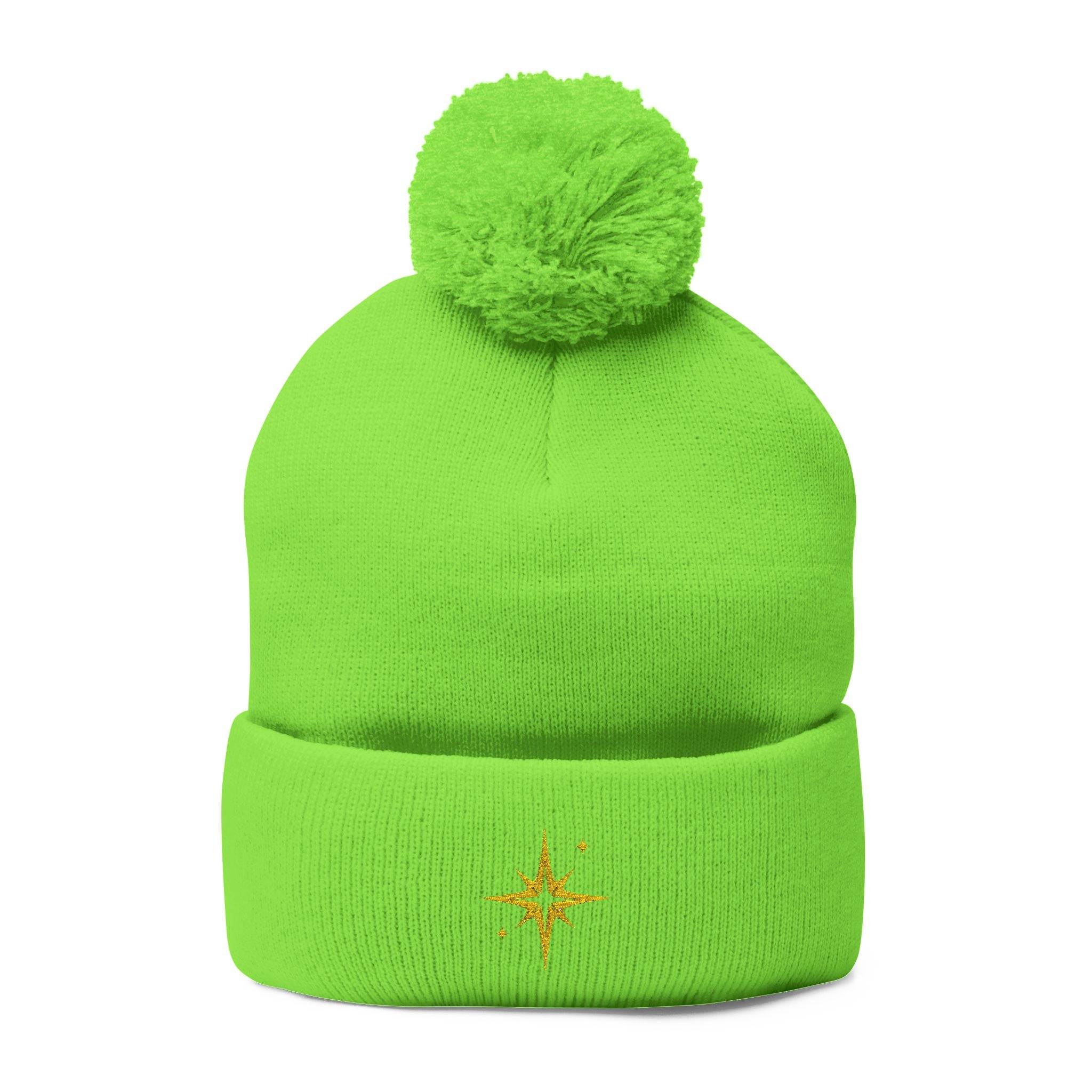 'Get Centered' Pom-Beanie