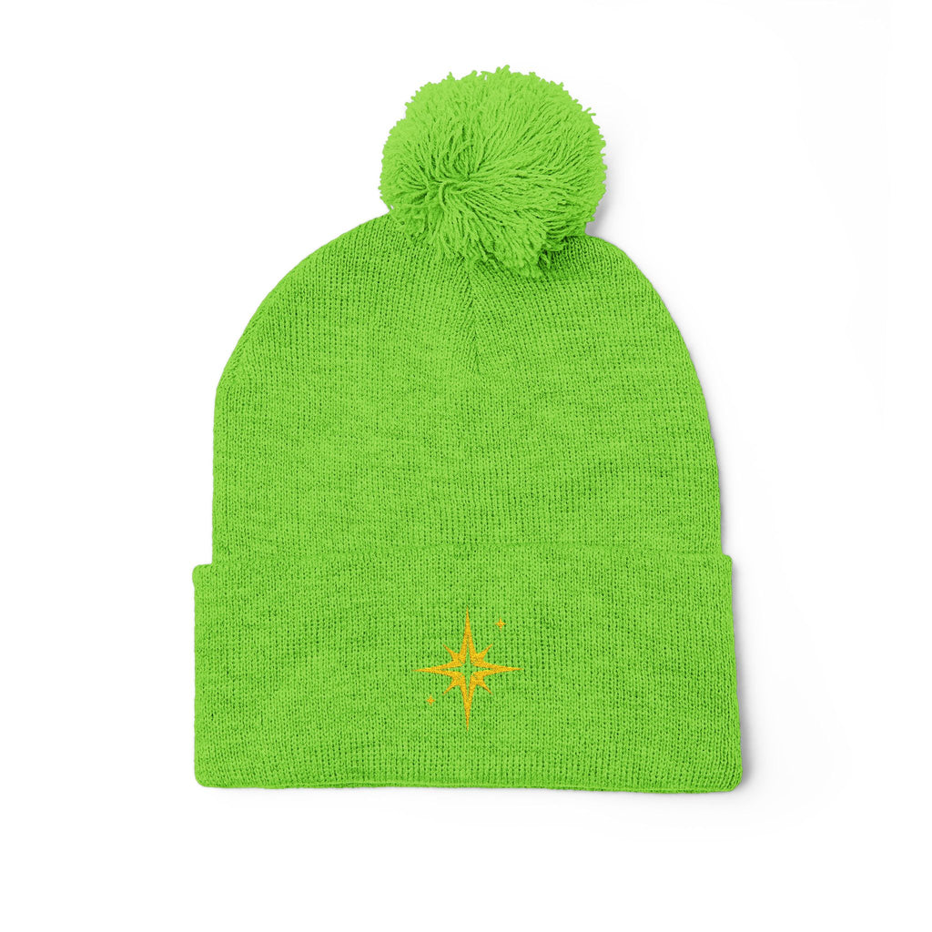 'Get Centered' Pom-Beanie