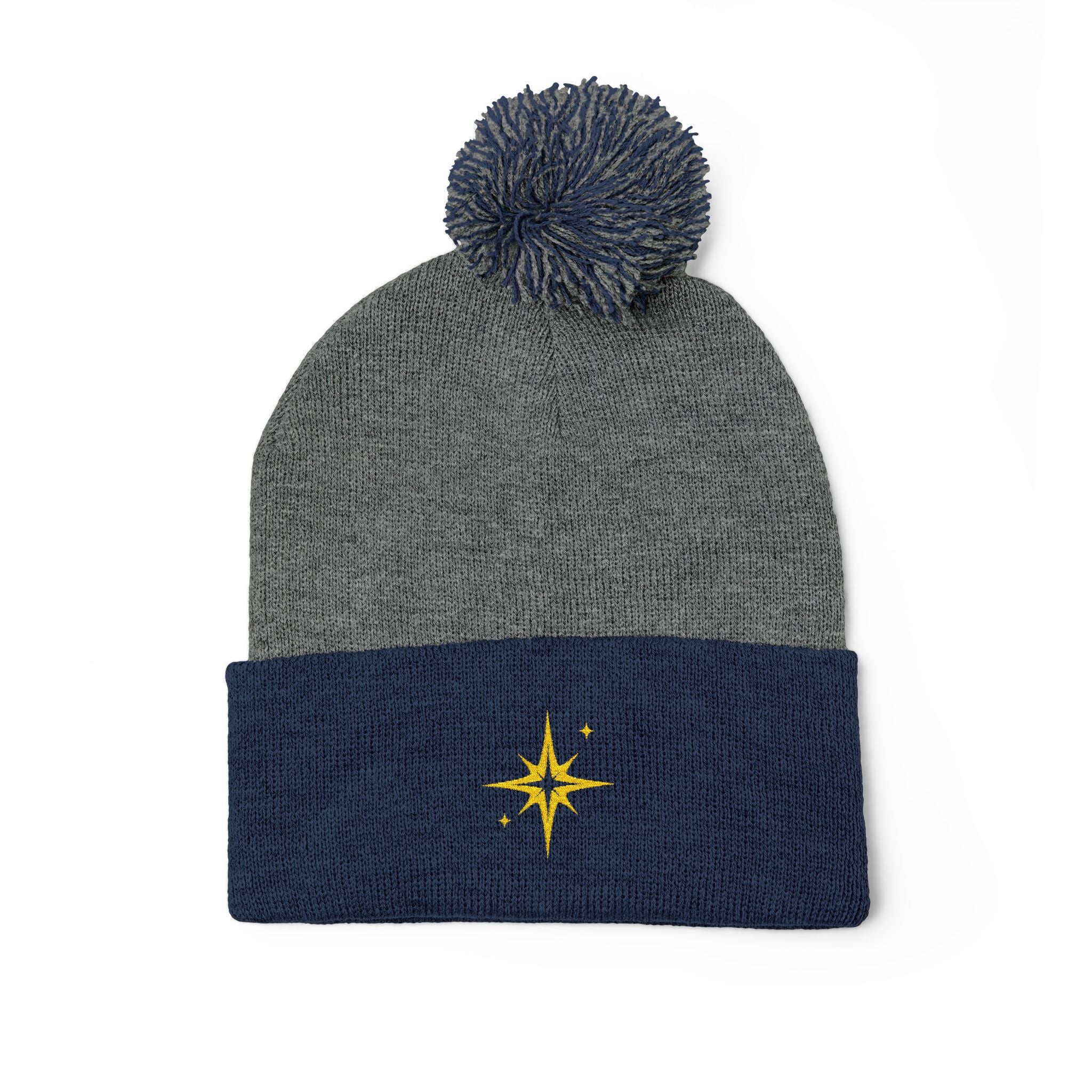 'Get Centered' Pom-Beanie